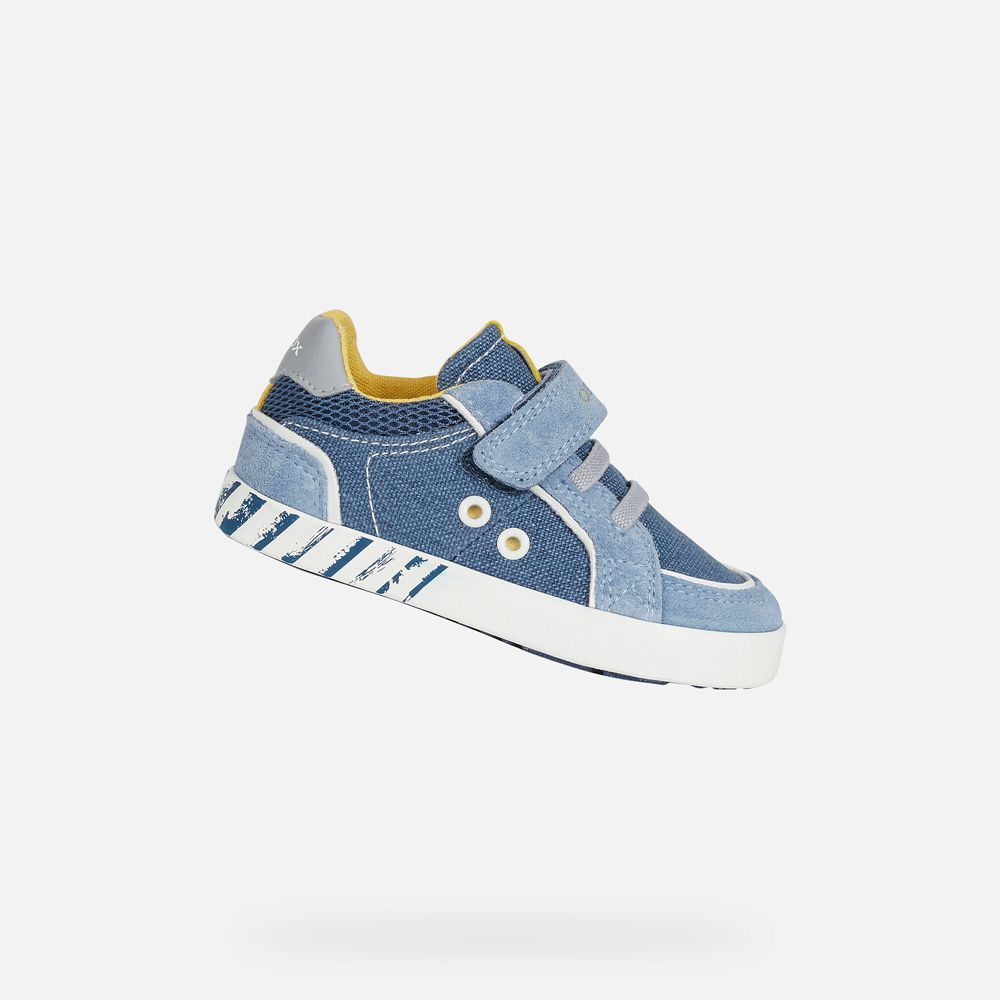 Geox Sneakers Blue Kilwi Boy - Geox Baby Shoes - RYJNEU382